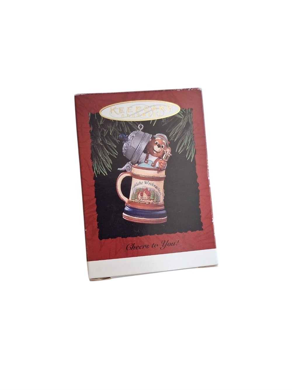 Hallmark Bear in German Stein Ornament